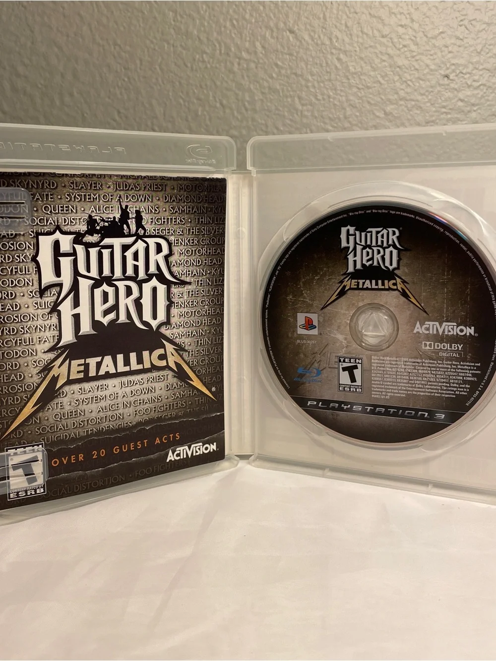 Guitar Hero: Metallica (Sony PlayStation 3 PS3, 2009) PS3 Complete Tested Works